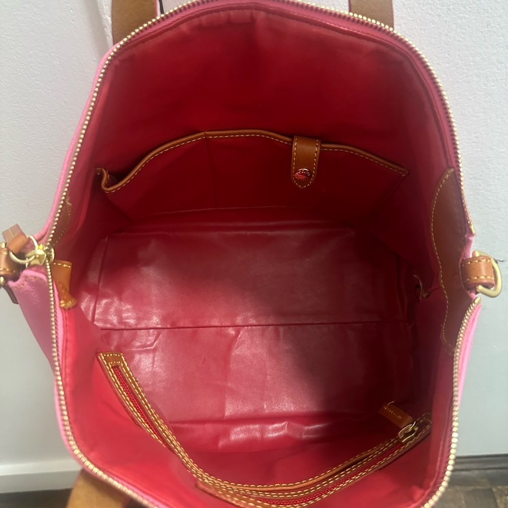Dooney & Bourke Pink Tote Bag - Picture 5 of 9